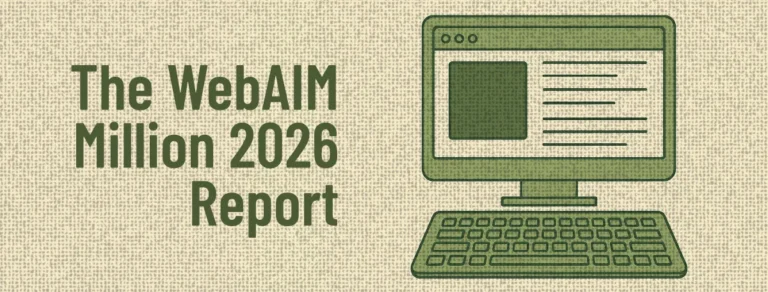 The WebAIM Million 2026 report