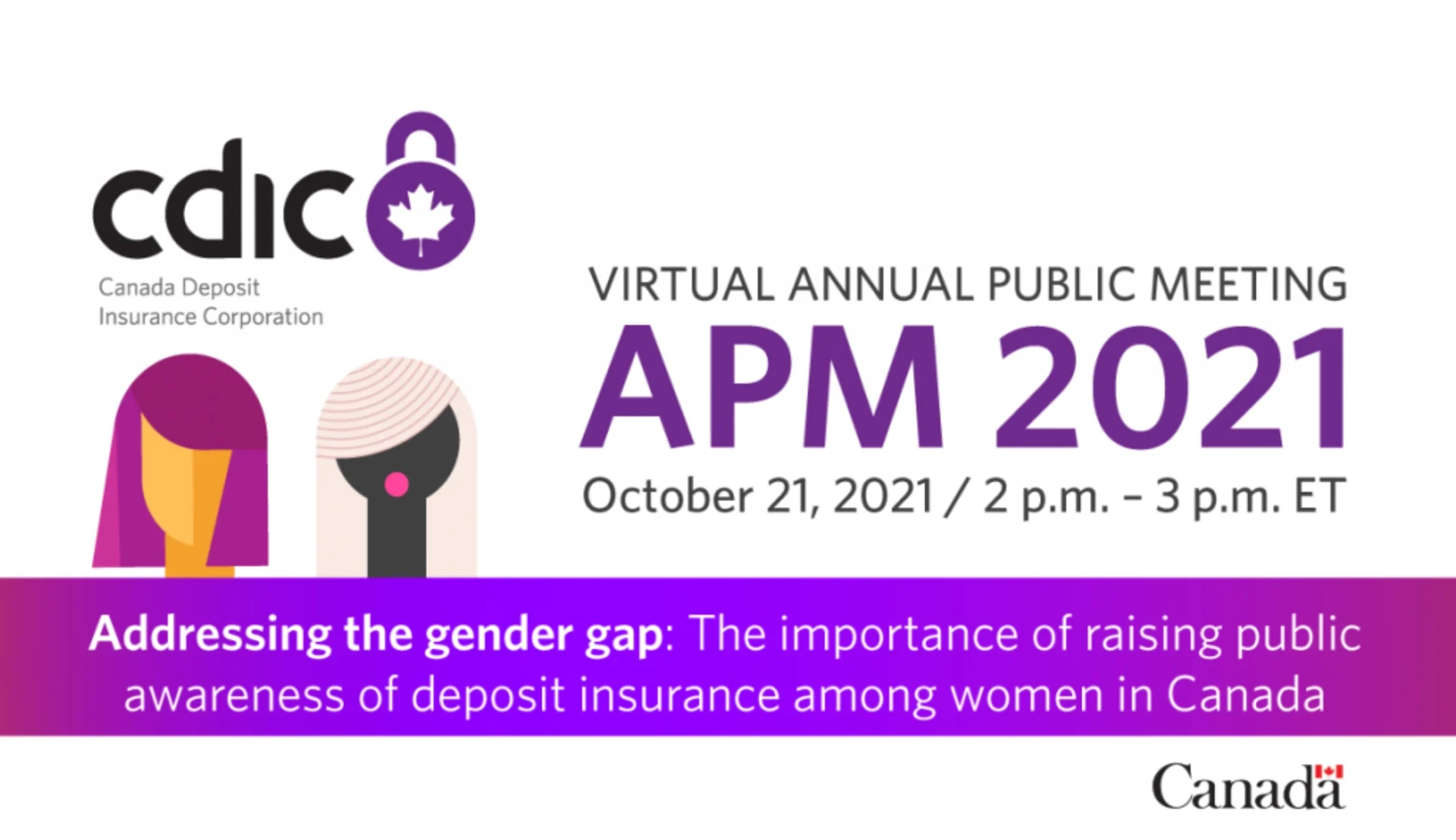 Social card for CDIC's Annual Public Meeting in 2021