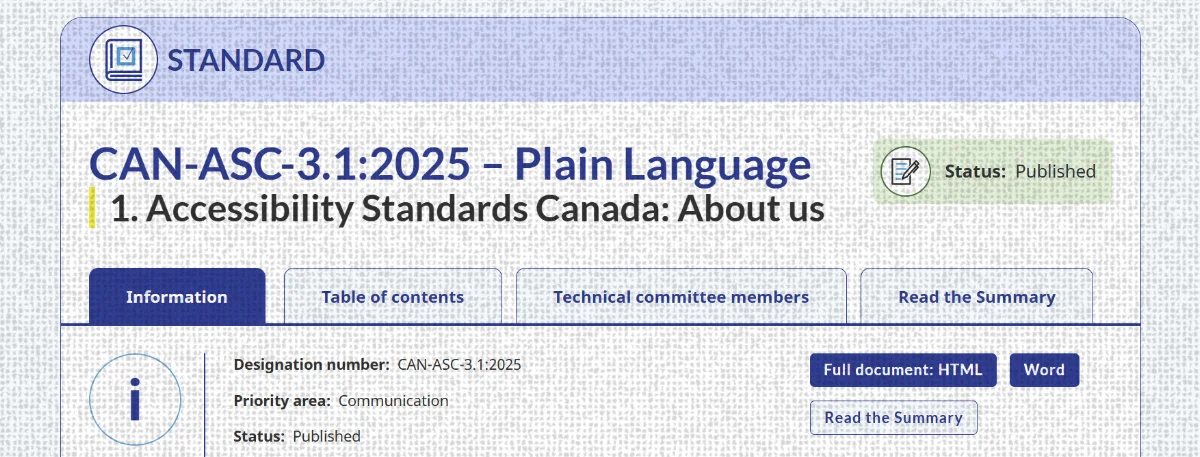 CAN-ASC-3.1:2025 – Plain Language